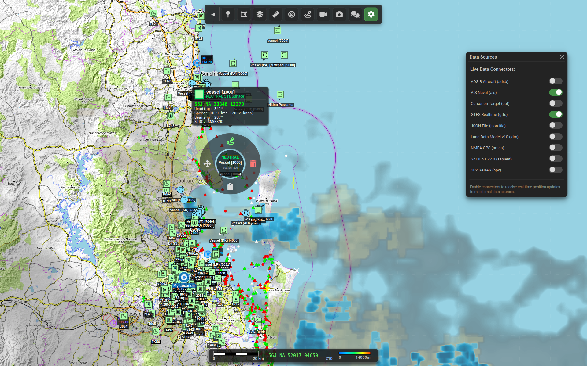 BMS Topographic View