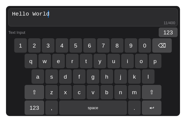 Alphabetic Keyboard